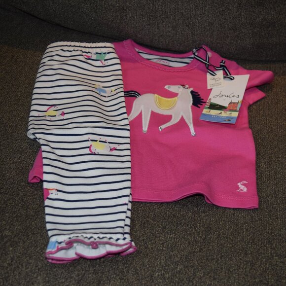 Joules 6-9 month To & Legging Set Brand New - Picture 1 of 8